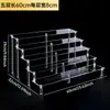 Fabricante de Exhibidores de Escalera de Acrílico, Exhibidores Transparentes de Múltiples Niveles, Estantes de Almacenamiento Hechos a Medida para Figuras, Perfumes y Cosméticos