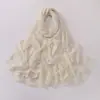 Atacado Transfronteiriço de Novos Lenços Longos de Chiffon com Pérolas e Acabamento de Renda Organza, Lenços de Gaze Étnicos, Lenços de Cabeça Malaios e do Sudeste Asiático