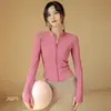 Conjunto de yoga esportivo para corrida com zíper, fino, plus size (100kg), de manga comprida, secagem rápida, para primavera e verão, para mulheres