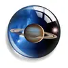 Ocho Planetas de Fabricante Tierra Júpiter Luna Tiempo Piedra Preciosa Vidrio Parche Llavero Joyería Magnético Imán para Refrigerador