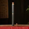 Tubo de Incienso Lacado de Sándalo Morado, Portainciensos Estilo Chino, Artesanía de Tubo de Incienso de Palo de Rosa Africano