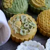 Molde para Pastel de Luna con Patrón Floral y de Pájaros de 150g-200g, Molde para Hornear Pastel Chino de Prensado Manual