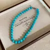Collar de cuentas de resina transfronterizo europeo y americano Cadena de clavícula de moda de lujo ligero Lujo ligero de alta gama Personalizado Versátil Collar Venta al por mayor