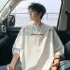 Moletom Bordado para Homens, Nova Marca de Moda Outono, Camiseta Casual Solta Respirável de Manga Longa para Homens