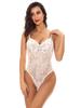 Comercio Exterior Europeo y Americano Nuevo Estilo Lencería Sexy Malla de Encaje Patchwork Body Moldeador Push-Up Ropa de Dormir Sexy Diseño Sin Quitar