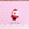 Mini Pequeños Accesorios Navideños de Resina diy Arte de Uñas Carcasa de Teléfono Accesorios para Aretes Nuevo Papá Noel