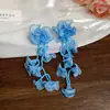 Pendientes de plata de ley S925 estilo coreano de lunares con lazo 2026 nuevos de moda populares versátiles de alta gama hermosos pendientes para mujer