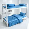 Algodão Puro 60 Fios Cetim Conjunto de Três Peças para Dormitório Lençol de Cama Individual e Capa de Edredom Feitos Sob Medida Roupa de Cama de Alto Padrão e Elegante