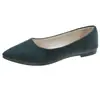 Zapatos Planos para Mujer 2026 Primavera/Verano Nuevo Estilo Puntiagudos Poco Profundos Mocasines Gamuza Talla Grande Zapatos de Mujer Exportación Zapatos de Trabajo