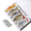 Isca Luya 15g simulação multi-seção peixe isca artificial arremesso longo camada de natação completa pesca em mar isca dura terno de equipamento de pesca para comércio exterior atacado