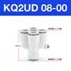 Conector Pneumático em Y de Cinco Vias Kq2Ud04-06 Conector de Tubo de Ar de Liberação Rápida com Diâmetro Variável Prg08-10 Um para Quatro Vias 12