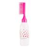 Botella Cepillo Platinum para Teñir el Cabello con Dientes, Botella de Limpieza en Seco, Botella para Tratamiento Capilar, Botella de Peluquería para Uso en Salón y Hogar con Escala, Botella de Champú, Botella Cepillo para Permanente y Tinte