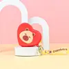 Bolsa para Monedas de Silicona Mini Cartera Portátil Dibujos Animados Linda Bolsa de Almacenamiento Estuche para Auriculares Bolsa con Llavero Colgante Pequeño
