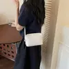 Bolsa Tecida Super Quente Versátil Feminina 2026 Novo Estilo Fashionável Popular Bolsa de Ombro Único Transversal Mini Bolsa Quadrada Exquisita