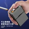 Paquete Completo de 20 Piezas Estuche Recargable para Cigarrillos con Encendedor, Estuche para Cigarrillos de Aleación de Aluminio para Hombre al por Mayor, Venta al por Mayor Transfronteriza