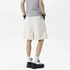 Pantalones cortos casuales nuevos de la marca Dry Ice para hombre, estilo veraniego moderno, corte diagonal sin cordones para mujer, estilo americano elegante y de moda