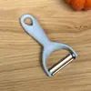 Directo de Fábrica mango de plástico acero inoxidable rallador de melón pelador de frutas y verduras utensilio de cocina para el hogar