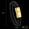 Pulsera de moda con cadena de patrón de serpiente electrochapada en color acero puro transfronteriza europea y americana, pulsera de silicona de acero de titanio, accesorio de alta gama para hombre