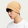 Bufanda de moda para celebridades de internet sombrero holgado estilo fino para otoño e invierno sombrero a prueba de viento posparto para mujer sombrero de punto holgado versátil para mujer