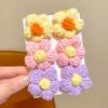 Diadema de Flores Nuevo Estilo 2025 Goma para el Pelo de Niña Cuerda para el Pelo Nueva de Otoño e Invierno para Niñas Adorno para la Cabeza Diadema Coreana para Niños