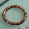 Sándalo Rojo de Hoja Pequeña, Sándalo Rojo Estrella Dorada Indonesio, Secuoya, Cuentas Budistas de Oración Coleccionables, Pulseras de Cuentas Redondas, Pulseras de Regalo, Suministro al por Mayor