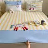 Juego de Tres Piezas de Alfombrilla Fresca de Seda de Hielo Dibujos Animados, Lavable a Máquina en Verano, Alfombrilla Suave para Dormitorio de Estudiantes, Alfombrilla con Aire Acondicionado