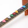 Púa de guitarra de celuloide de 0,5, 0,75 y 1 mm, púa de celuloide, púa de corazón de ABS, púas de guitarra