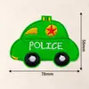 Parches Bordados de Coches de Dibujos Animados, Parches Bordados por Computadora Multicolores para Decoración de Ropa Infantil, Suministro Transfronterizo