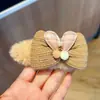 Gatito de Peluche Clip de Ruptura Lindo Corazón Girly Clip Grande BB Clip Estudiante Dulce Clip Lateral Flequillo Pinza para el Cabello