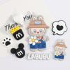 Monstruo Monstruo Muñeca Linda Funda para Teléfono Móvil Accesorios Cuerpo Completo De Pie Dibujos Animados Joyería DIY Pantuflas de Invierno Taza de Agua