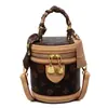 Bolso Cubo de la Fortuna Vintage de Moda Diseño de Nicho de Alta Gama para Mujer 2025 Bolso de Mano Nuevo Bolso de Hombro Cruzado