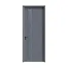 Porta Composta de Madeira Maciça com Imitação de Grão Estilo Simples Conjunto de Portas Quarto à Prova de Som Cômodo Uso Doméstico Fabricante Porta Personalizada