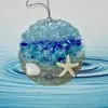 Decoração de Natal Acrílica Oceano Surf Praia 2024 Enfeite de Árvore de Natal Plano Decoração de Casa Presente