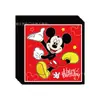 Amazon Spot Decoración Fiesta Mickey Suministros Cumpleaños Infantil Platos de Papel Tissue Banderín de Tirar Mantelería Set Arreglo
