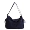 Bolsa Feminina Transfronteiriça, Bolsa Simples e Versátil de Nylon Formato Dumpling, Bolsa Tote Leve de Grande Capacidade, Bolsa de Ombro Fashion para Trabalho e Lazer
