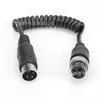 Procesamiento y Personalización de Conector de Aviación M16 a Cable de Video Din de 4 Pines, Cable de Audio 4P con Terminal S Grande Procesamiento de Cables