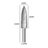 Acero blanco de 6 mm cuchillo afilado alargado cuchillo eléctrico de tallado para carpintería tipo espada de raíz de tallado cuchillo afilado lateral cuchillo de perforación suministro