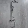 Válvula mezcladora de ducha, grifo de agua fría y caliente, cabezal de ducha de baño, interruptor de válvula mezcladora de ducha, juego de agua de doble salida