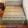 Cama plegable sin instalación para uso doméstico cama individual de 1.2m dormitorio de adulto cama de empalme 2026 cama de tablero de madera dura ahorradora de espacio