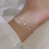 Pulsera de Plata de Ley s925 con Lazo para Mujer Lujo Ligero Diseño de Nicho Sentido ins Dulce Elegante Estilo Mori Estilo Fresco Pulsera