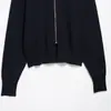 Ins ropa de mujer al por mayor estilo europeo y americano transfronterizo otoño 2026 nueva moda chaqueta de punto elegante con cremallera 5536031