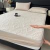 Colchoneta de Seda de Hielo para Verano, Edredón de Verano, Juego de Sábanas de Cuatro Piezas, Sábanas Colchoneta Suave Acondicionada, Individual, Doble, Juego de Tres Piezas