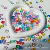 Adornos de Cubitos de Hielo de Simulación DIY Accesorios Acrílico Alta Transparencia Piedras de Colores Acuario Piedras de Cristal de Plástico Piedras de Siete Colores