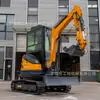 Fabricante de Excavadora Pequeña de Altura 2.5 Toneladas Hidráulica Municipal para Hoyos de Árbol y Zanjas Mini Excavadora