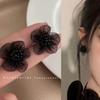 Pendientes de flores de color dopamina de verano para mujer, con ambiente festivo, pendientes que combinan con todo, pendientes de temperamento con halo de moda