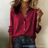 2026 Nuevo Algodón Listo para Enviar Estación Independiente de Amazon Transfronterizo Europeo y Americano Casual Holgado Estilo Lino de Algodón Camisa para Mujer Venta Caliente