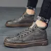 Zapatos de chef para hombre de otoño, zapatillas, zapatos casuales de cuero, zapatos de trabajo negros para hombre, zapatos de cocina