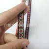 1,2cm Estilo Étnico Colorido Jacquard de Poliéster Rombos Fita Retrô Decoração de Casa Cinta para Mala Moda