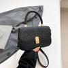 Vintage 2025 Primavera Nueva Moda Trendy Patchwork Bolso Cuadrado Pequeño de Hombro Cruzado para Mujer Estilo Chanel