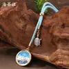 Colar Longo Transfronteiriço Novo Esmalte Tartaruga Estrela do Mar Veludo Coreano Pingente Longo Feminino Criativo Tridimensional Concha Árvore de Coco